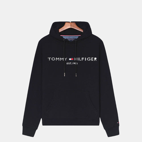 TH Premium Cotton Hoodie Black / S TH Premium Cotton Hoodie