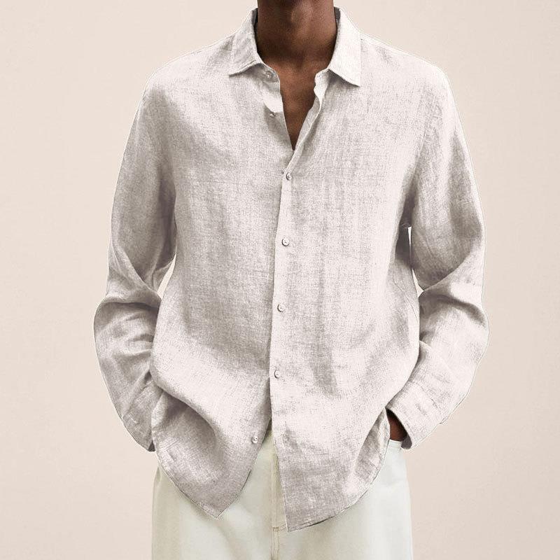 Men's Linen Shirt Elegant Design