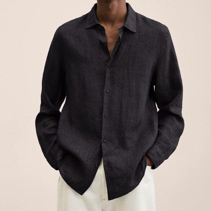 Men's Linen Shirt Elegant Design