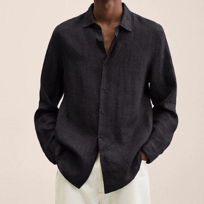 Men's Linen Shirt Elegant Design