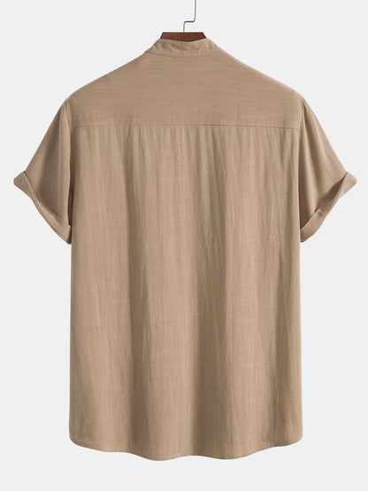 Eden | Men's Linen Polo Shirt and Pants Set