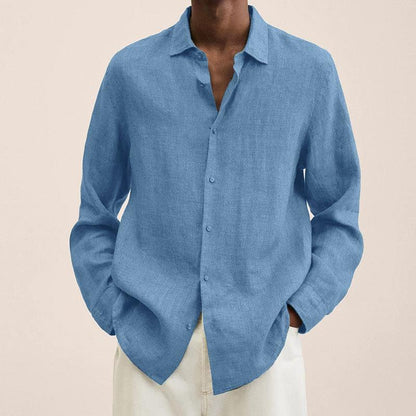 Men's Linen Shirt Elegant Design