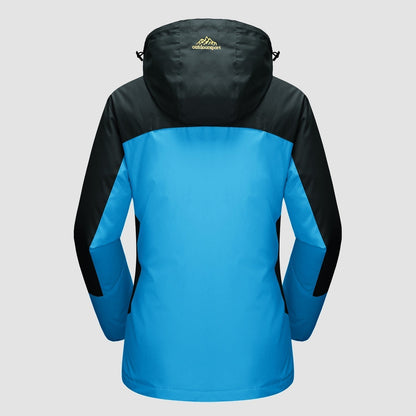 3-in-1 Waterproof Winter Coat, Fleece Lined,Two-Piece Suit, Hooded Ski & Hiking Jacket
