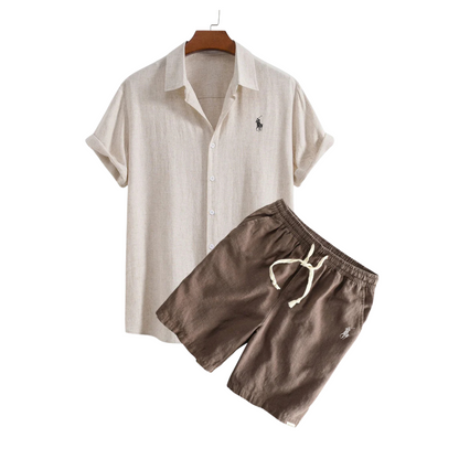 Rаlph Laurеn™ Premium Linen Shirt & Shorts Set