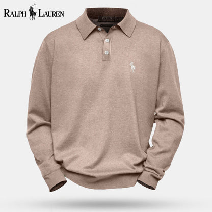 RL Cable-Knit Wool Knit Sweater Beige / S RL Cable-Knit Wool Knit Sweater